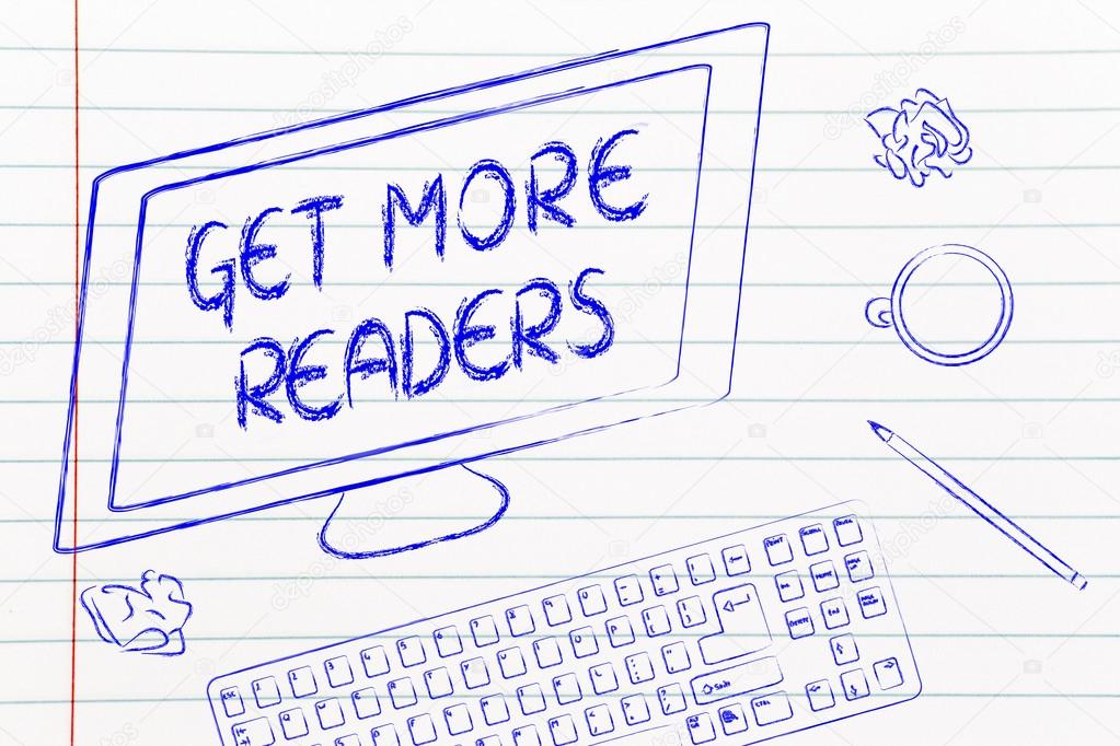 Get More Readers text on computer screen