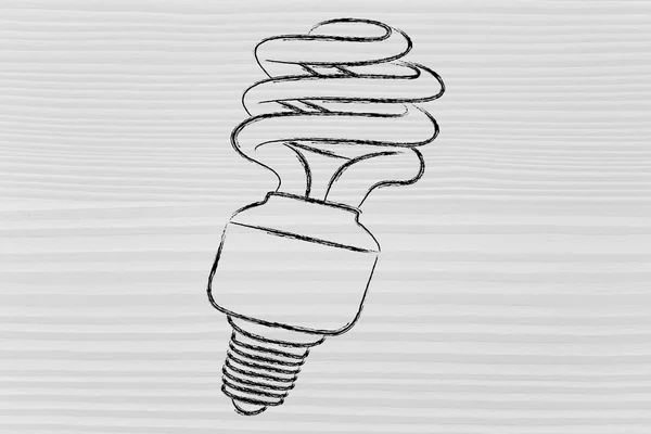 Eco glödlampa — Stockfoto