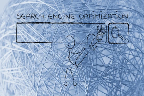 SEO, Search Engine Optimization — Fotografia de Stock