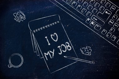 Ben işimi seviyorum diyerek belgeleri