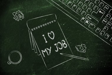 Ben işimi seviyorum diyerek belgeleri