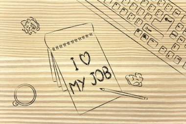 Ben işimi seviyorum diyerek belgeleri