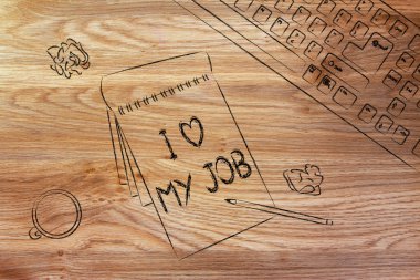 Ben işimi seviyorum diyerek belgeleri