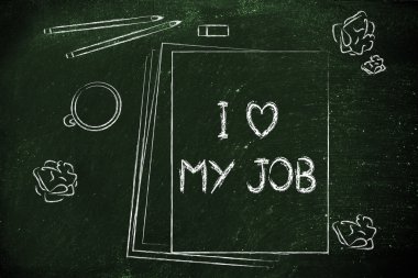 Ben işimi seviyorum diyerek belgeleri