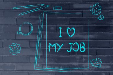 Ben işimi seviyorum diyerek belgeleri