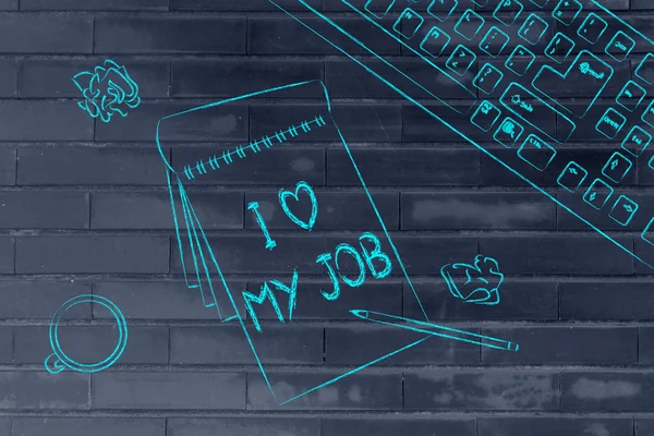 Ben işimi seviyorum diyerek belgeleri