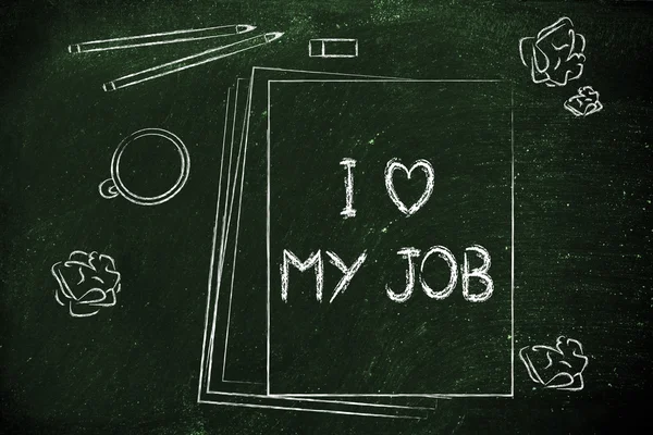 Ben işimi seviyorum diyerek belgeleri