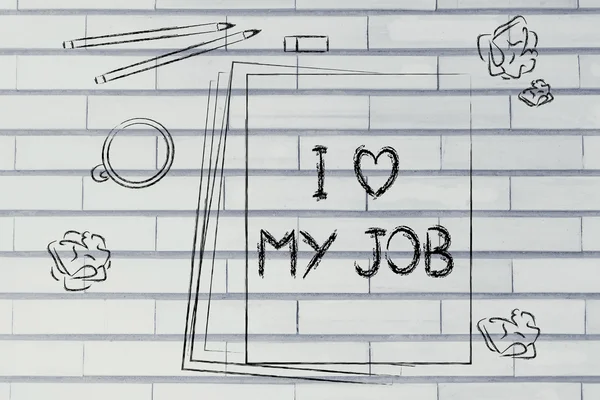 Ben işimi seviyorum diyerek belgeleri