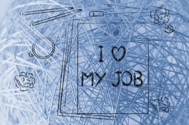 Ben işimi seviyorum diyerek belgeleri