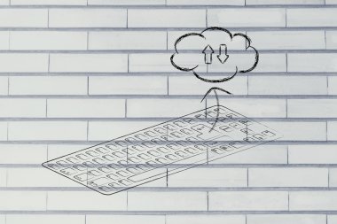 Bilgisayar klavye ile girmek anahtar