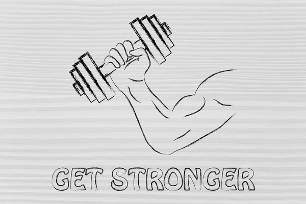 Get stronger — Stock Photo, Image