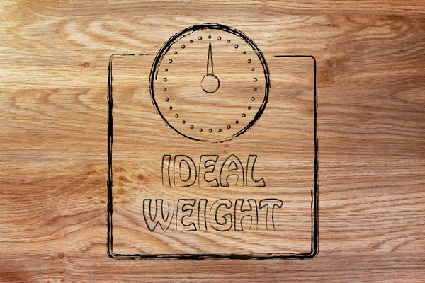 Nutrition, dieting and ideal weight — Stock Photo, Image