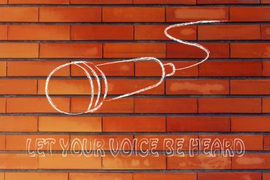 mikrofon çizimimicrofoon illustratie