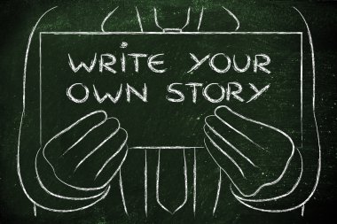 İş adamı holding işareti