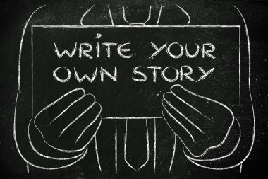 İş adamı holding işareti