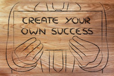 İş adamı holding işareti