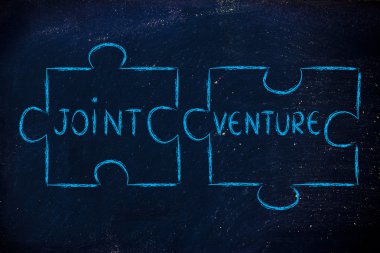 Parçalı bulmaca ortak girişim kelimelerle