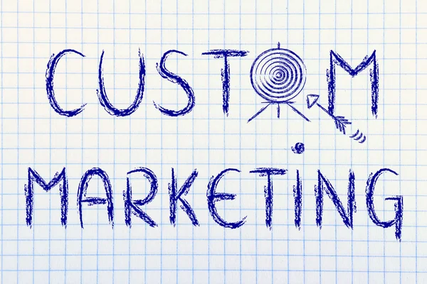 Concetto di marketing personalizzato — Foto Stock