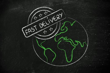 5 yıldız hızlı teslimat damga dünya