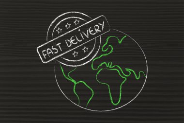 5 yıldız hızlı teslimat damga dünya