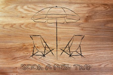 Seyahat sanayi illüstrasyon