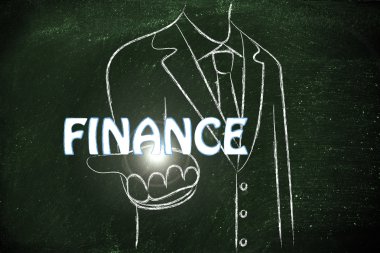 Finans kelime dışarı teslim iş adamı