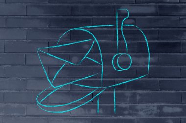 posta kutusuna mektup