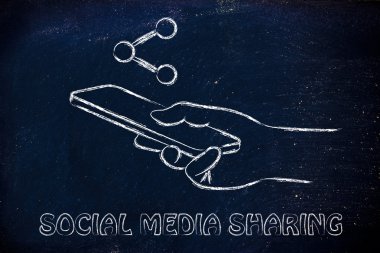 El ele tutuşan cep telefonu