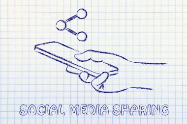 El ele tutuşan cep telefonu