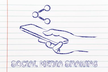 El ele tutuşan cep telefonu