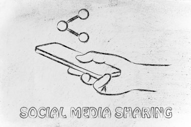 El ele tutuşan cep telefonu