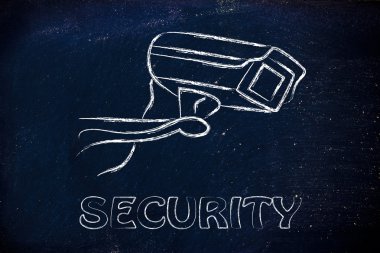 cctv security camera illustration clipart