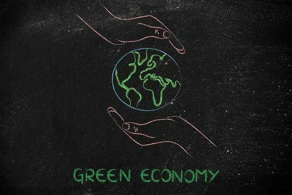 Concept d'économie verte — Photo