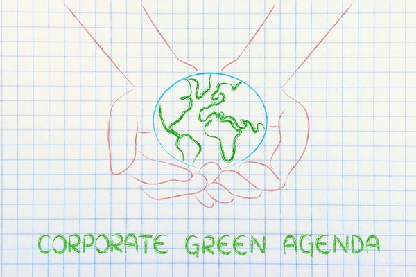 Concept of green economy — Stock Photo, Image