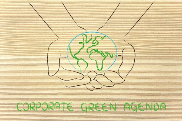 Concept of green economy — Stock Photo, Image