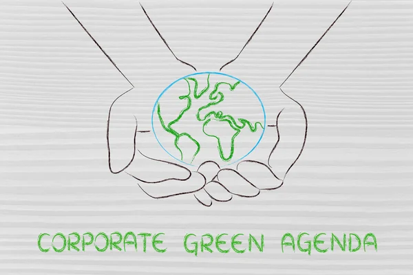 Concept of green economy — Stock Photo, Image