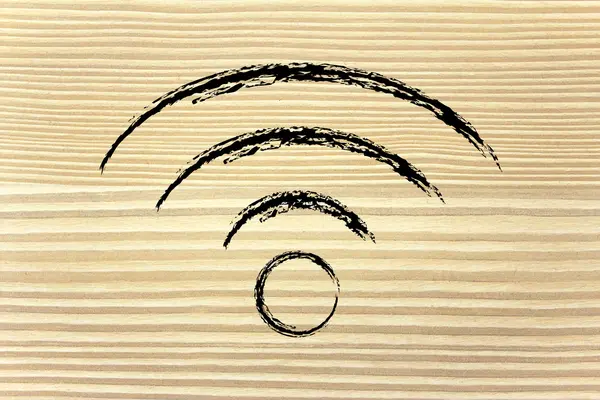 Bild på symbolen för Wi-Fi signal — Stockfoto