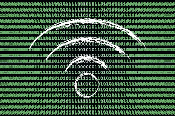 Illustration of the Wi-Fi signal symbol — Stock Photo, Image