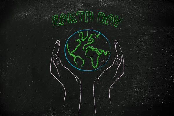 Begreppet Earth Day — Stockfoto
