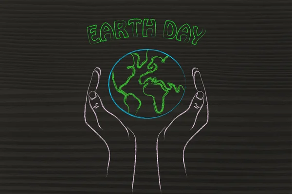 Begreppet Earth Day — Stockfoto