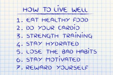 İyi bir yaşam tarzı için kuralları