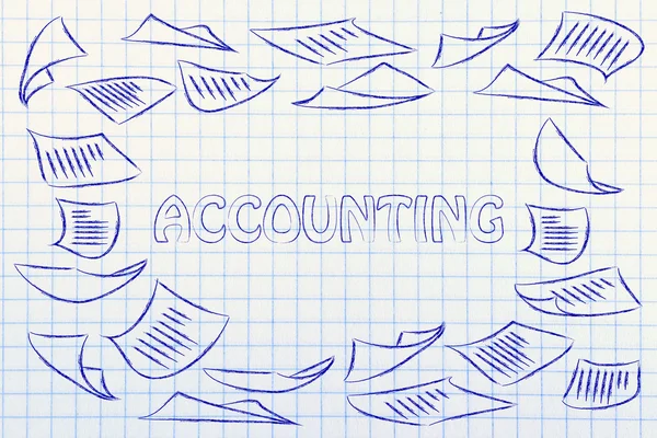 Accounting procedures concept — Stock Photo, Image