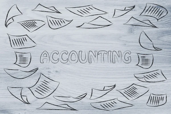 Accounting procedures concept — Stock Photo, Image