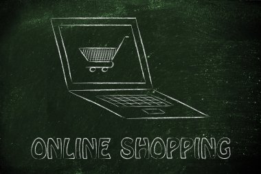 E-ticaret ve online alışveriş kavramı
