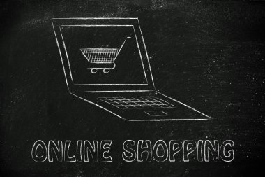 E-ticaret ve online alışveriş kavramı