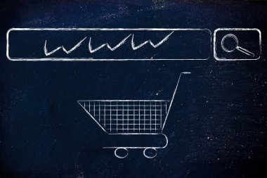 E-ticaret ve online alışveriş kavramı
