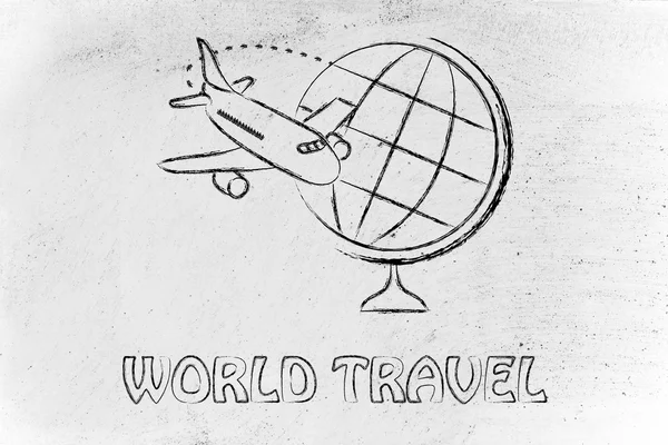Weltreisenkonzept — Stockfoto