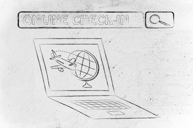 Online check-in'i seyahat