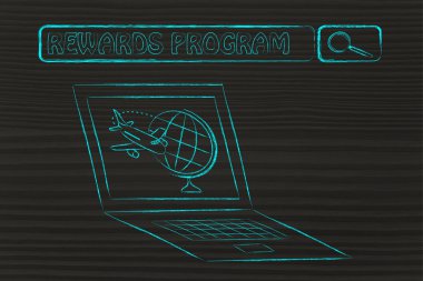 Havayolu rewards program kavramı