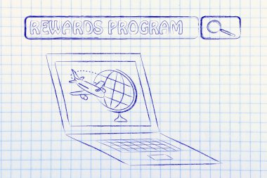 Havayolu rewards program kavramı
